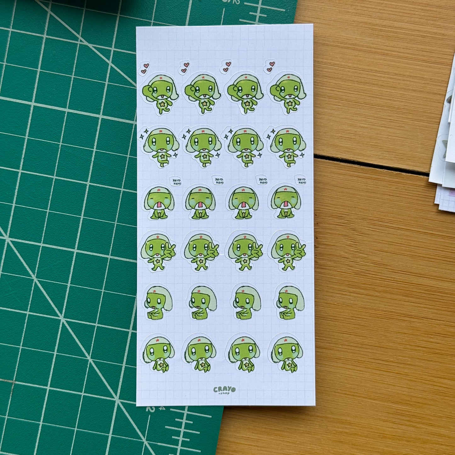Sgt Frog Mini - Sticker Sheet