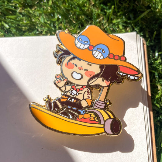 Anime Pirates - Ase Enamel Pin