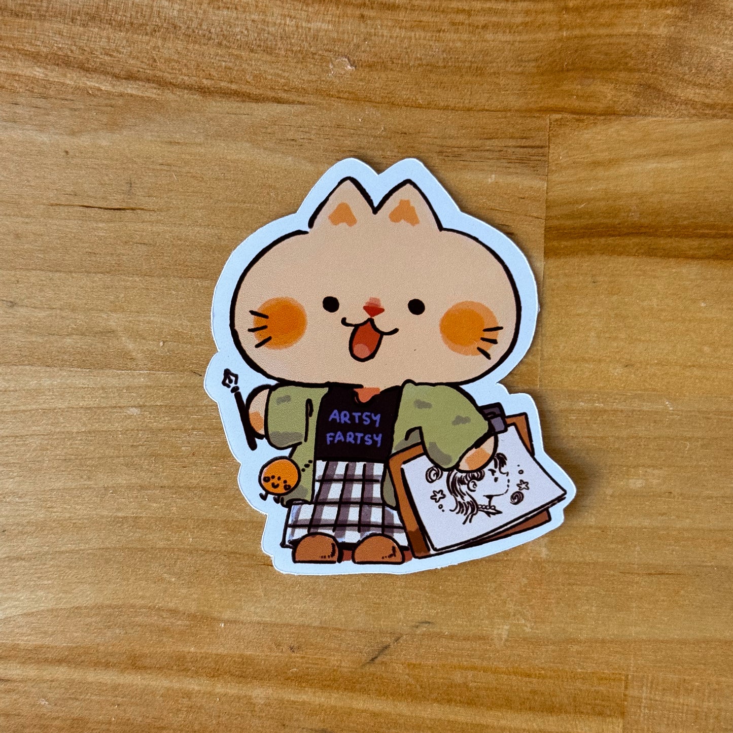 Artist majors as Cats - Stickers