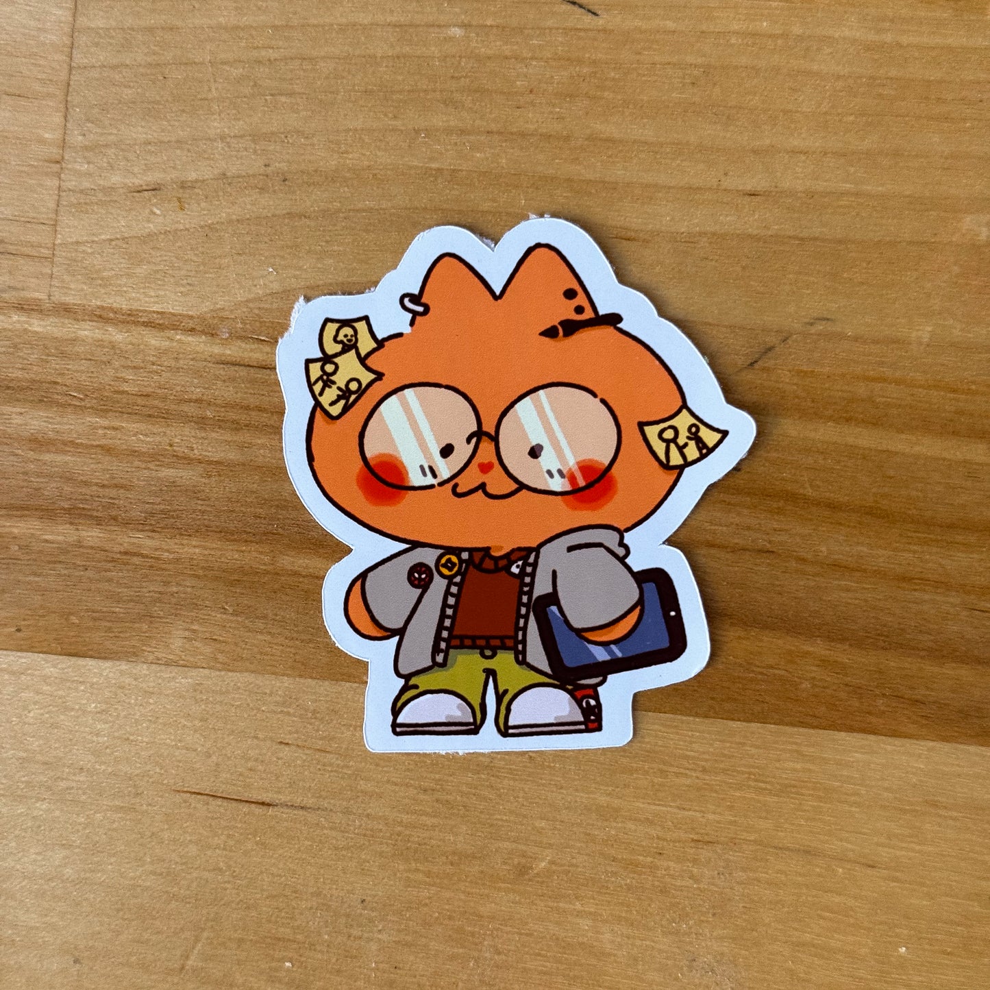 Artist majors as Cats - Stickers