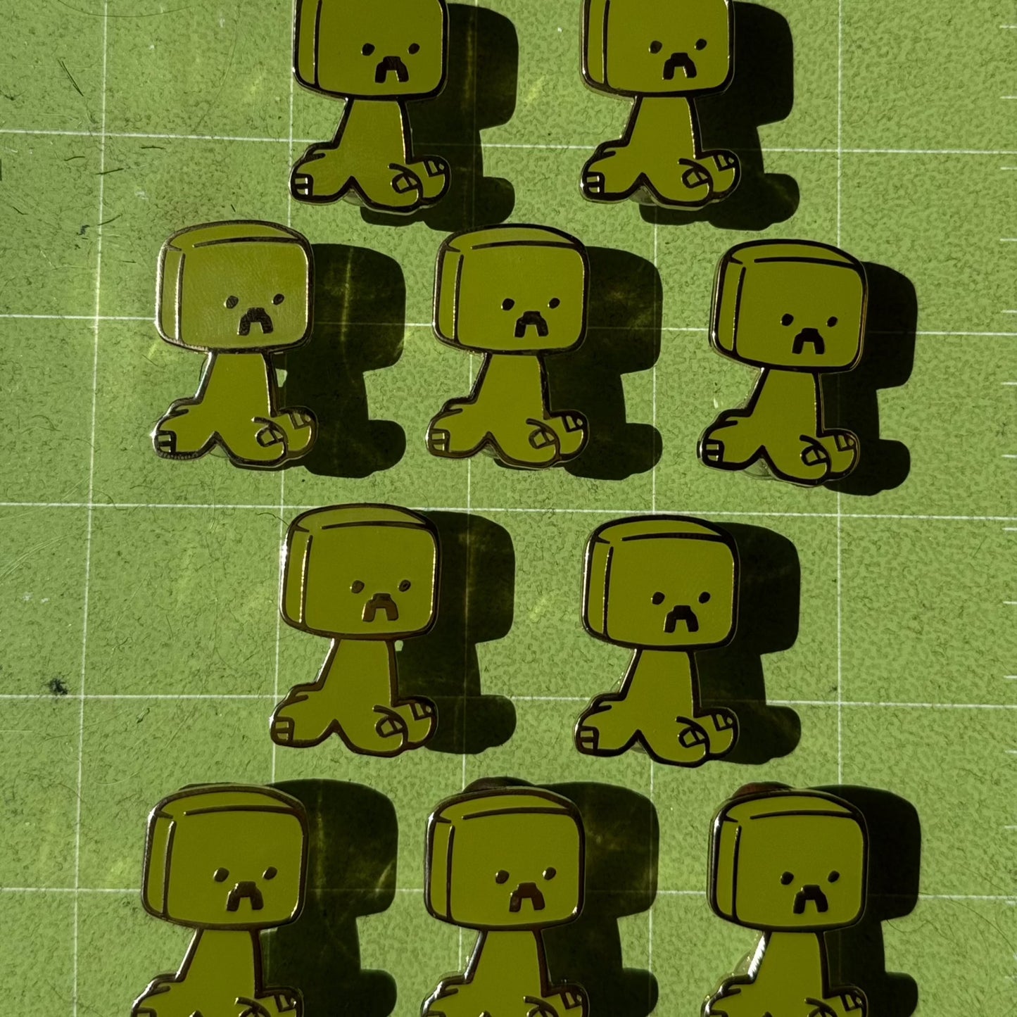 minecraft blocks Enamel Pins