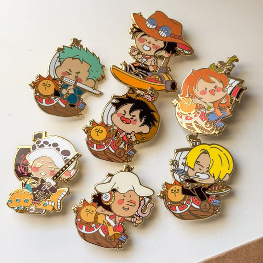Anime Pirates Seconds - B grade Enamel pins