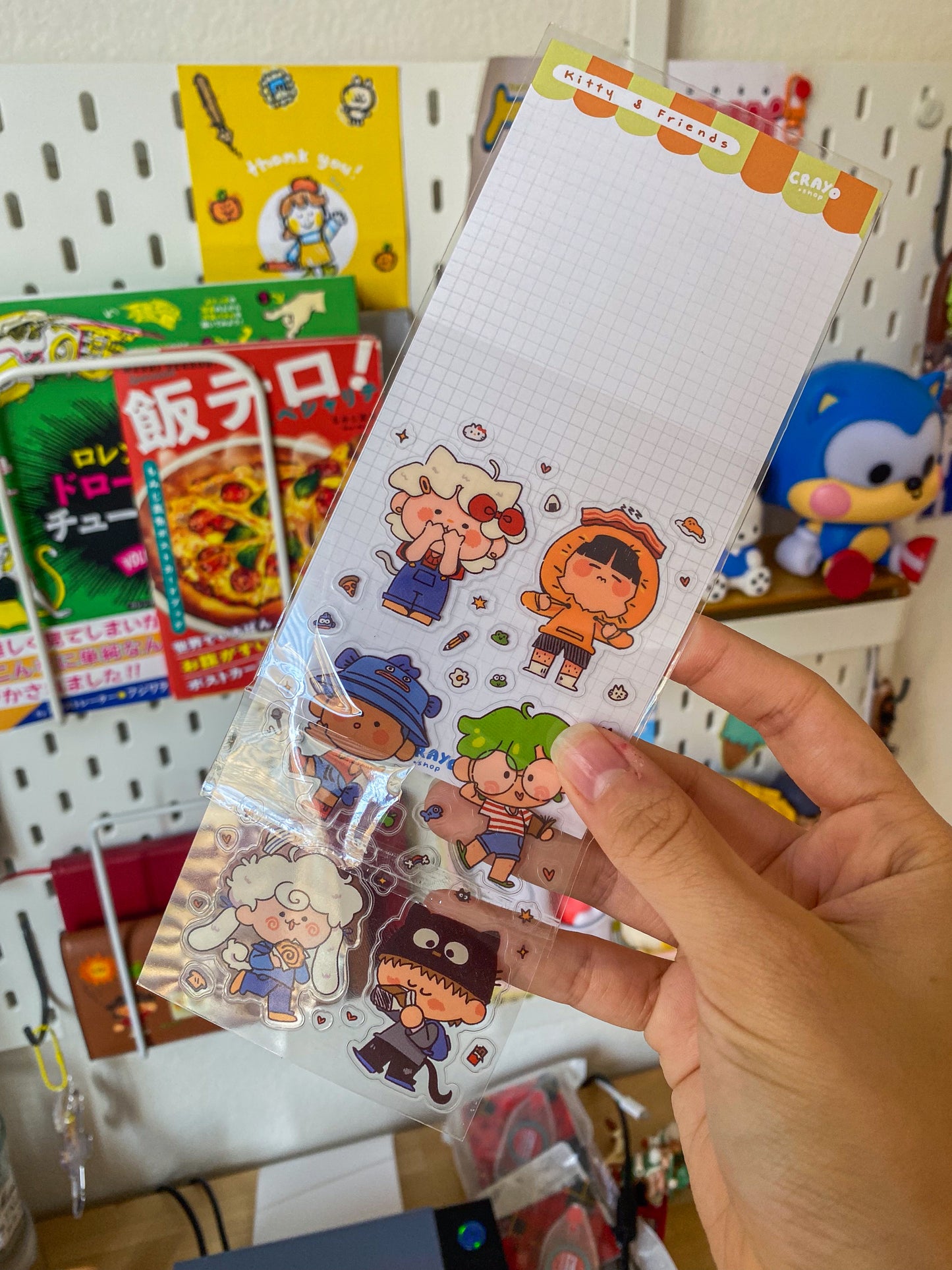 Hello Kitty & friends Clear Sticker Sheet