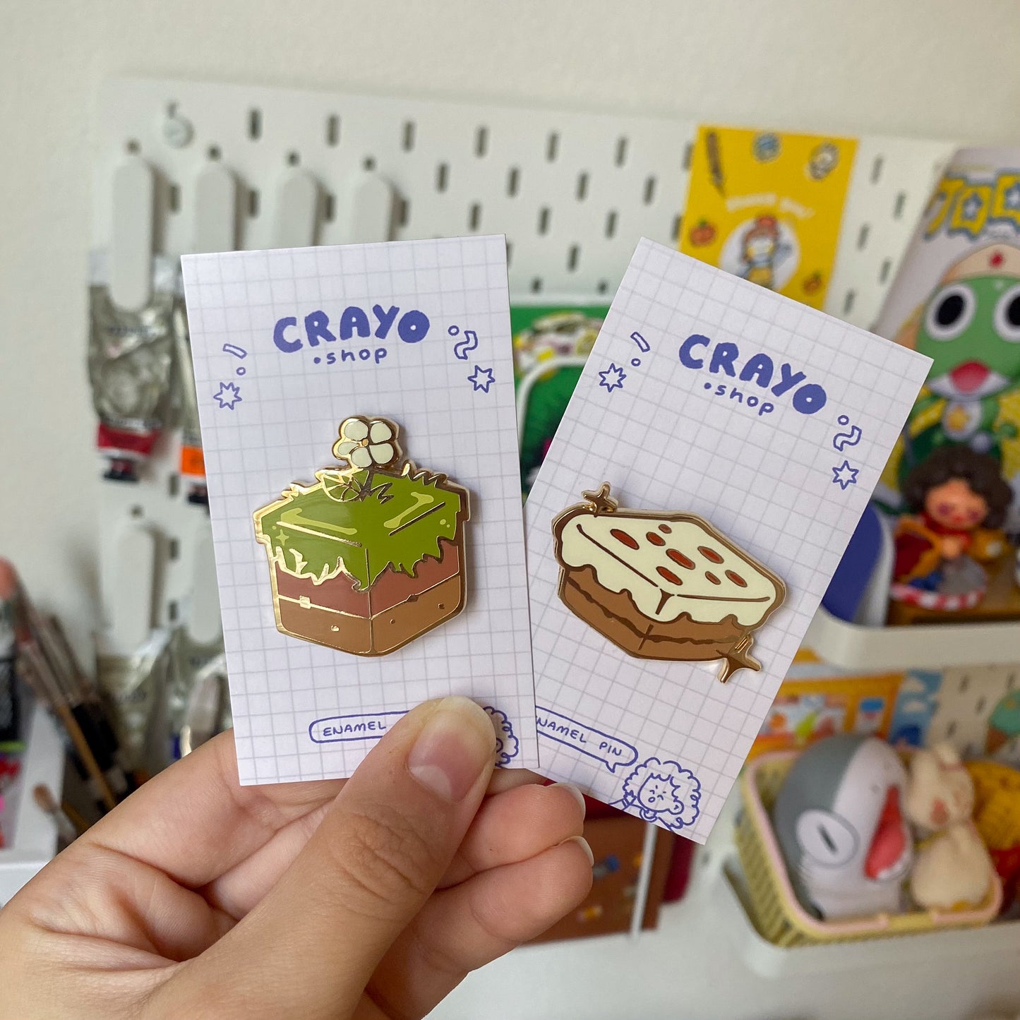 minecraft blocks Enamel Pins