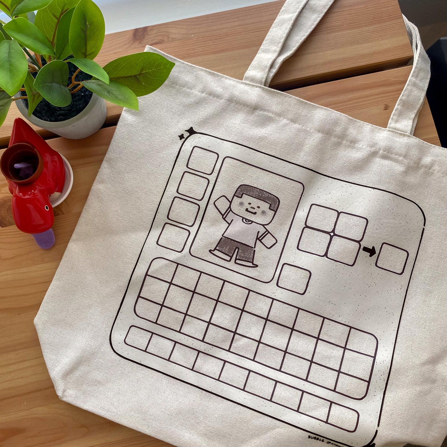 Minecraft Inventory Tote Bag