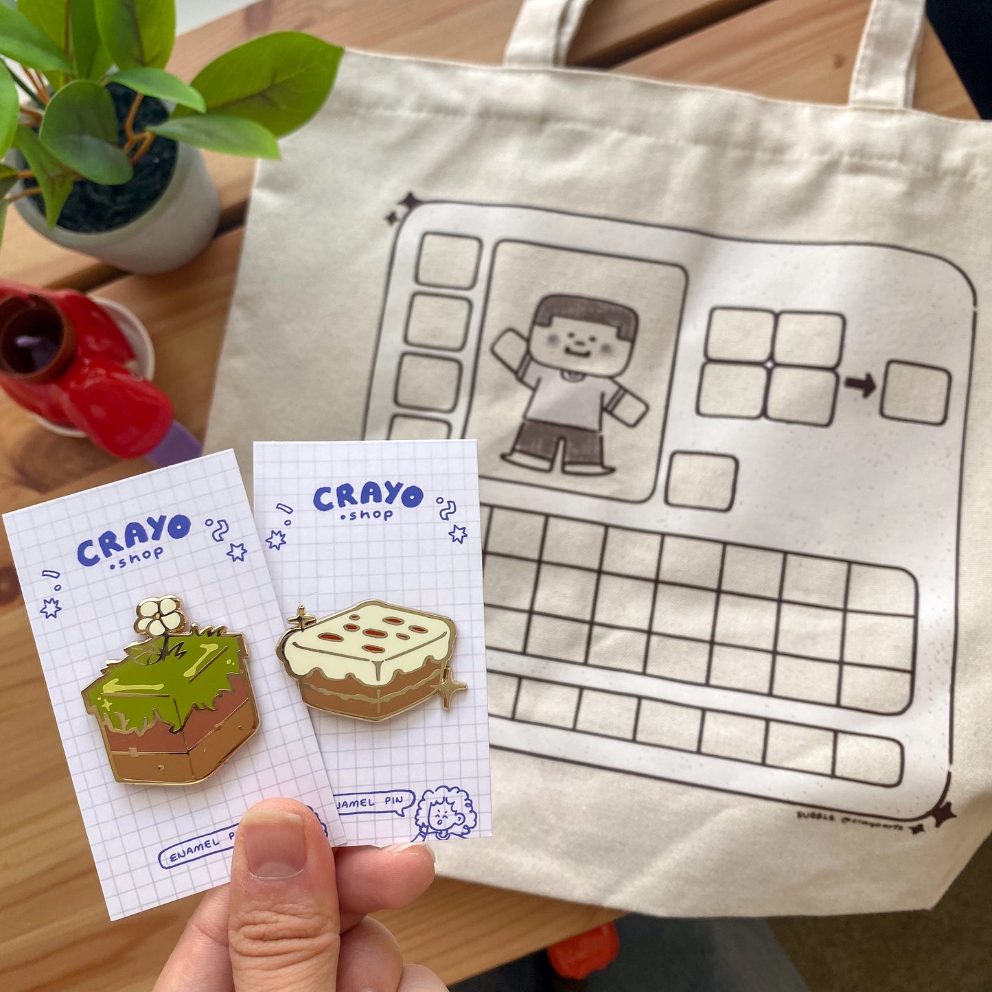 Minecraft Inventory Tote Bag