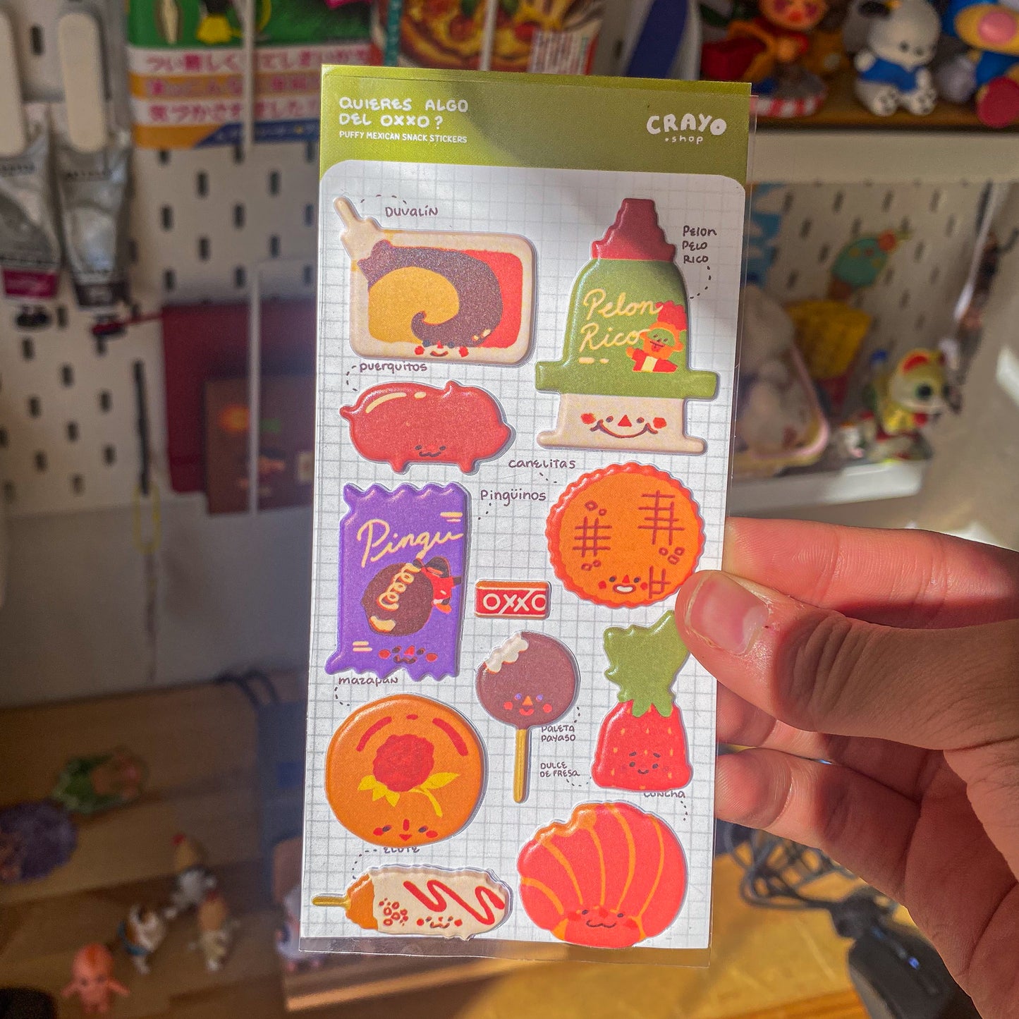 Puffy Mexican Mercado Candy & Treats - Sticker Sheets