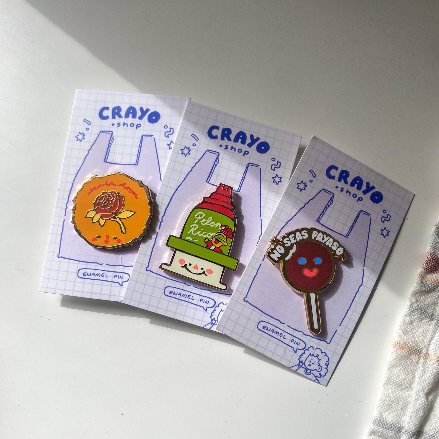 Mazapan Mexican Candy Enamel Pin