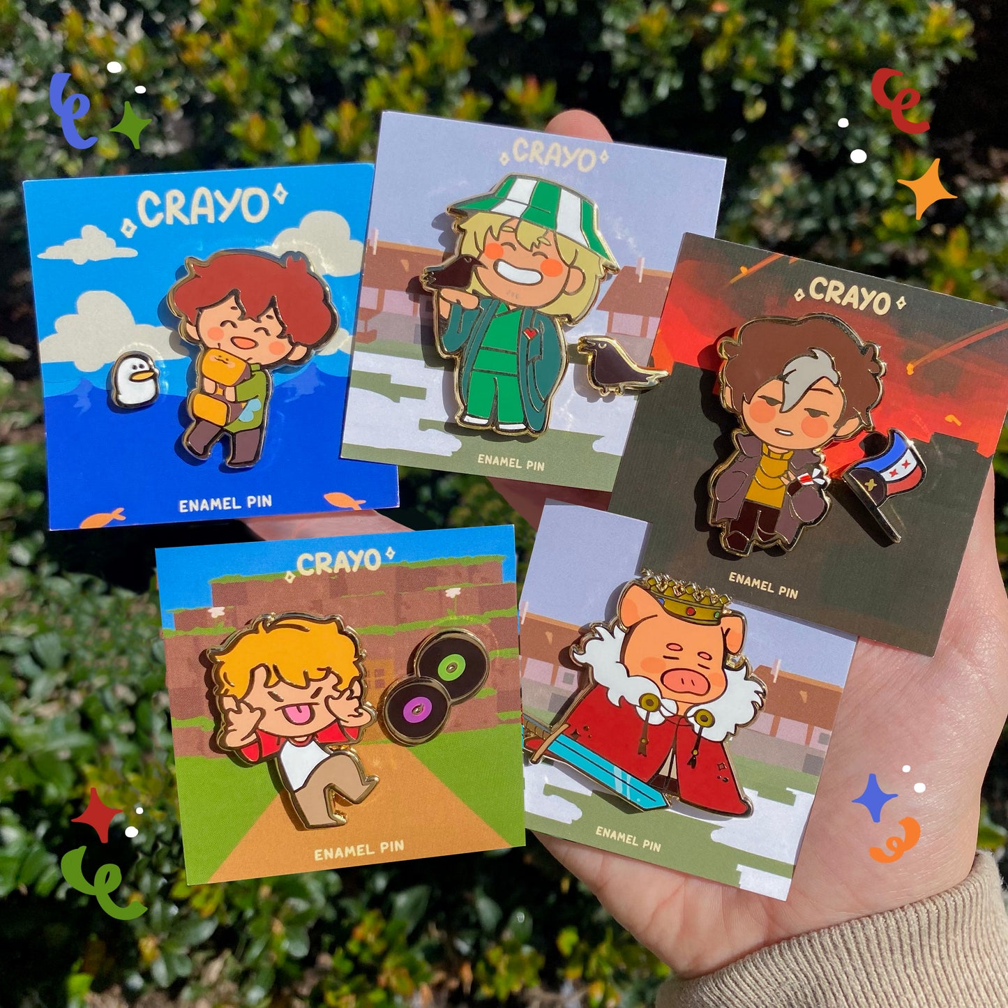 DSMP- Lmanburg Wilbur Enamel Pin