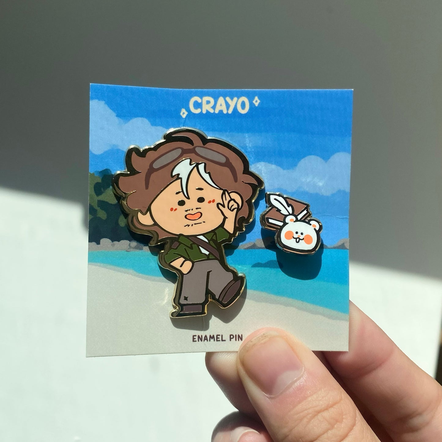 QSMP Cellbit Chibi Enamel Pin-
