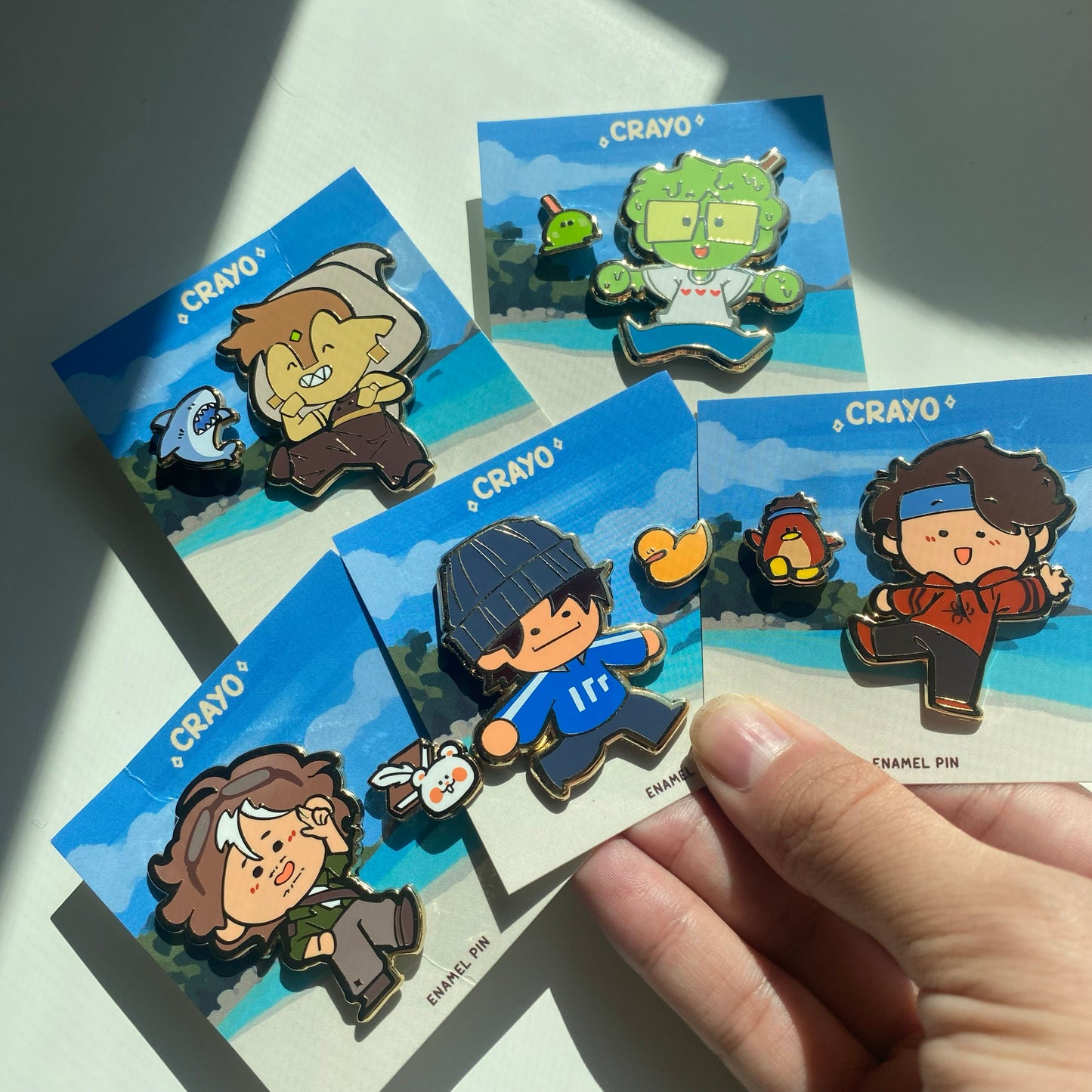QSMP Cellbit Chibi Enamel Pin-