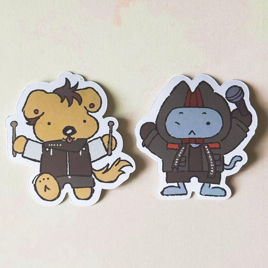 Twenty one pilots chibi glossy stickers