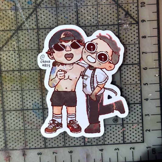 Twenty one pilots selfie chibi stickers