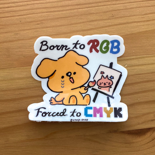 CMYK Slander - Gloss Sticker