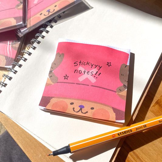Chopper hat Sticky Notes, Memo Pads, Note Pads