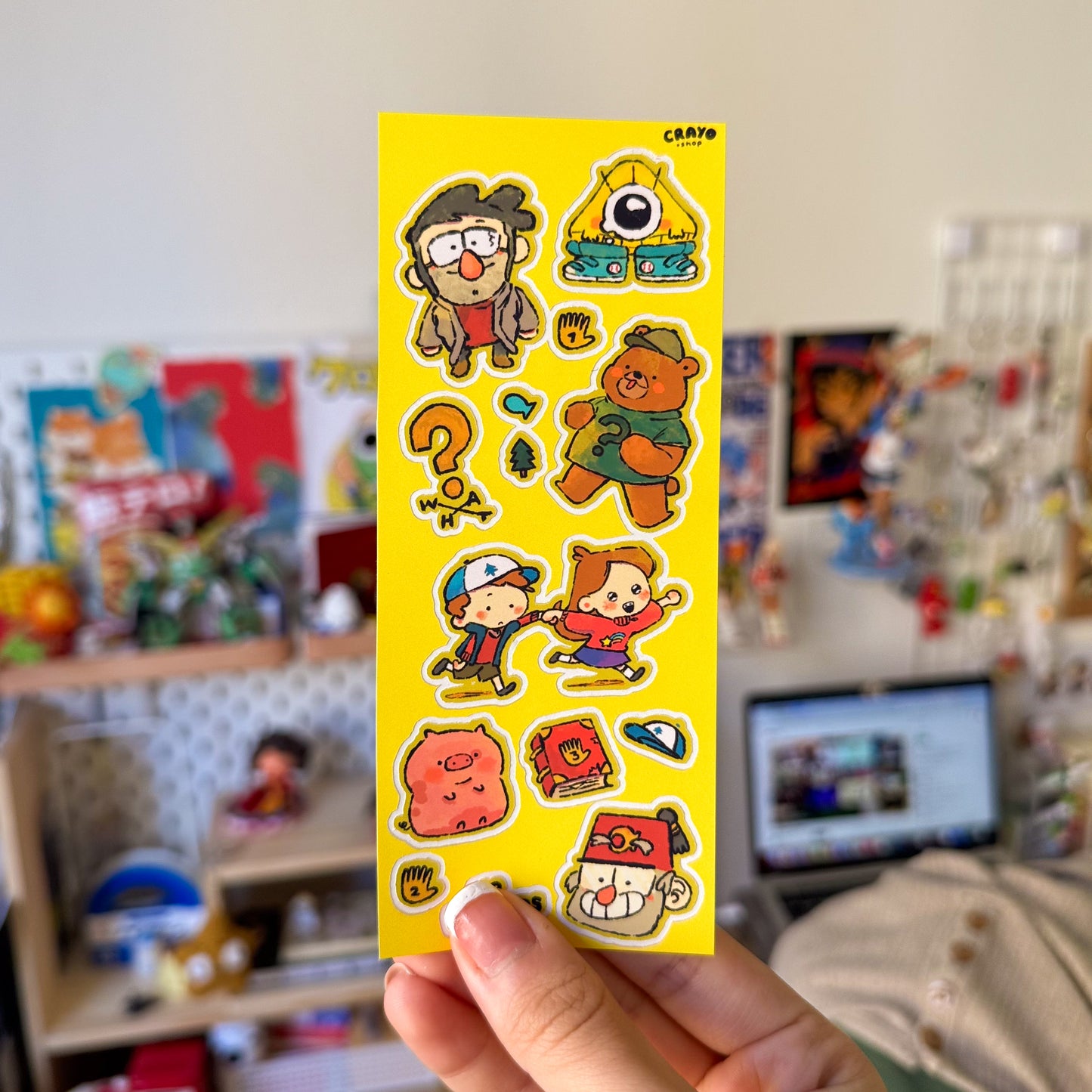 Gravity Falls Matte Sticker Sheet