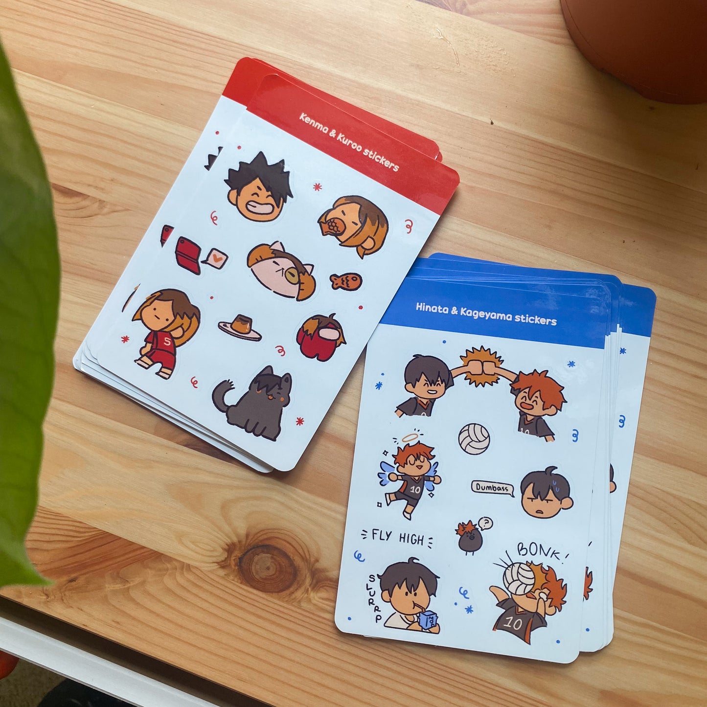 HQ Kage Hina, Kenma Kuroo Sticker sheet