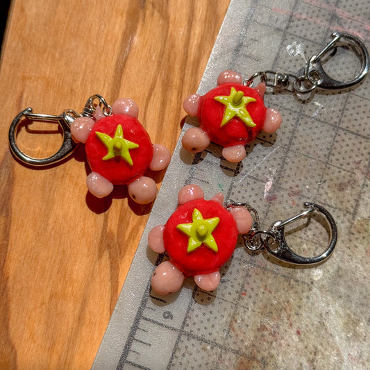 Tomato Turtle Charm