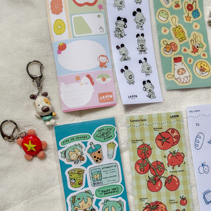 Cute Label Sticker Sheet