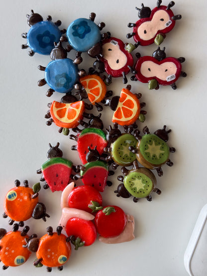 Fruit Bug Magnets