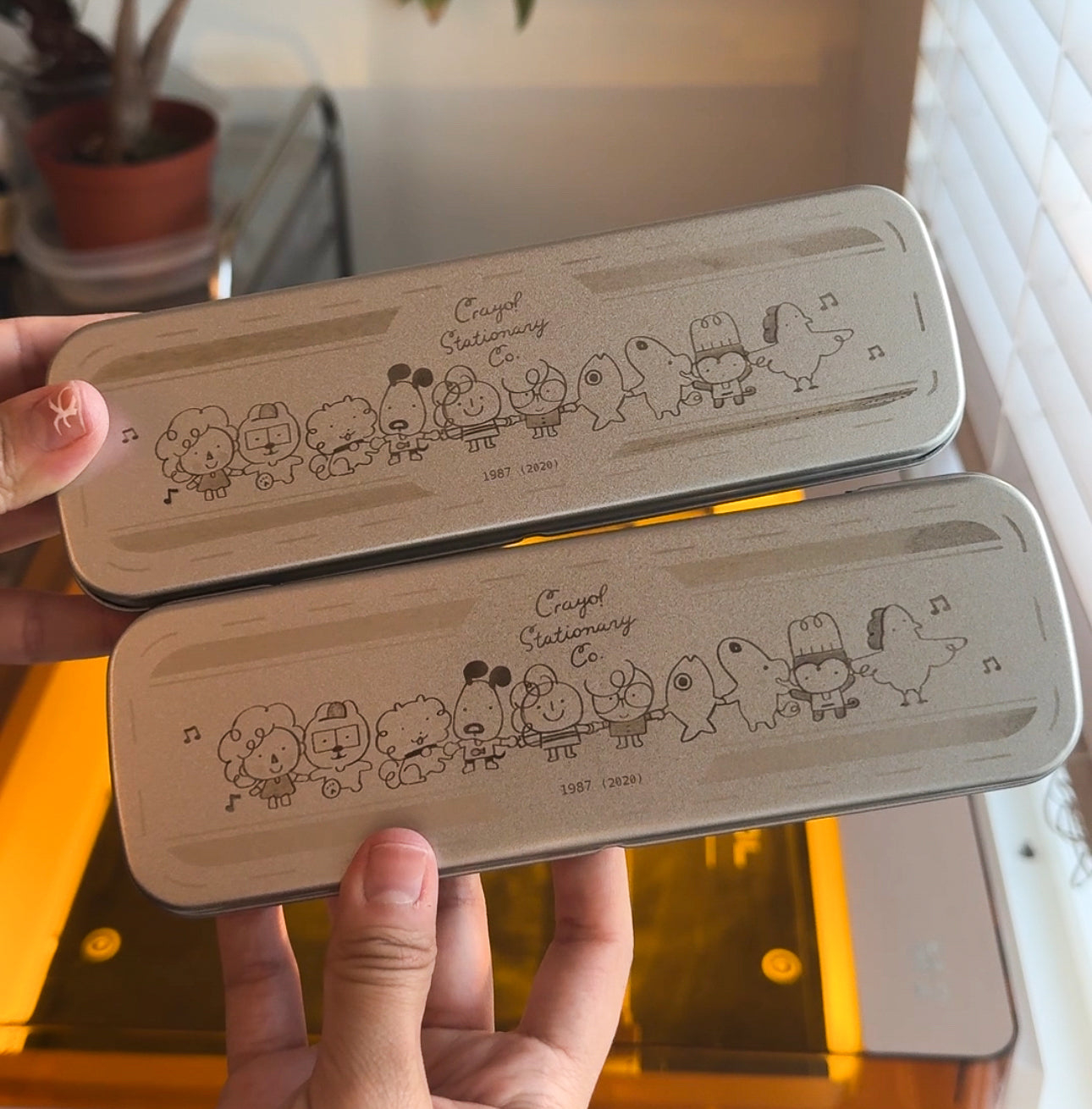"Crayo's Stationery Co" Tin box