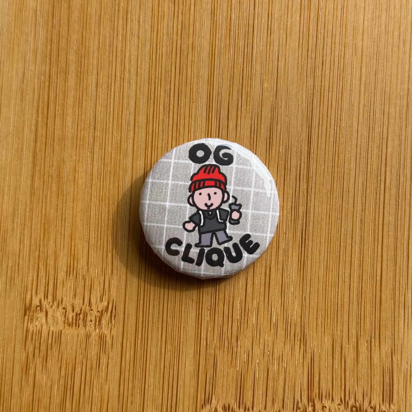 clique button pins