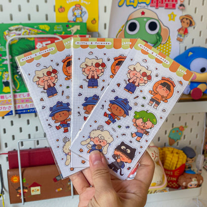 Hello Kitty & friends Clear Sticker Sheet