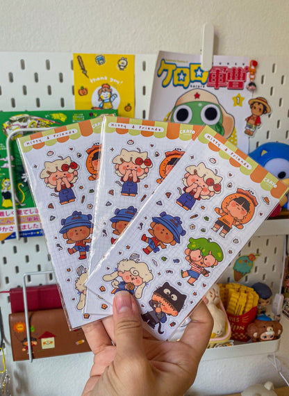 Hello Kitty & friends Clear Sticker Sheet