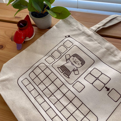 Minecraft Inventory Tote Bag