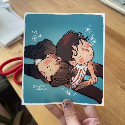 Scaled and Icy Print