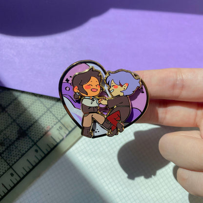 (B- GRADE) Lumity Spin Enamel Pin