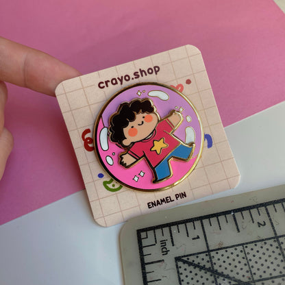 (B-GRADE) SU Spinner Enamel Pin!