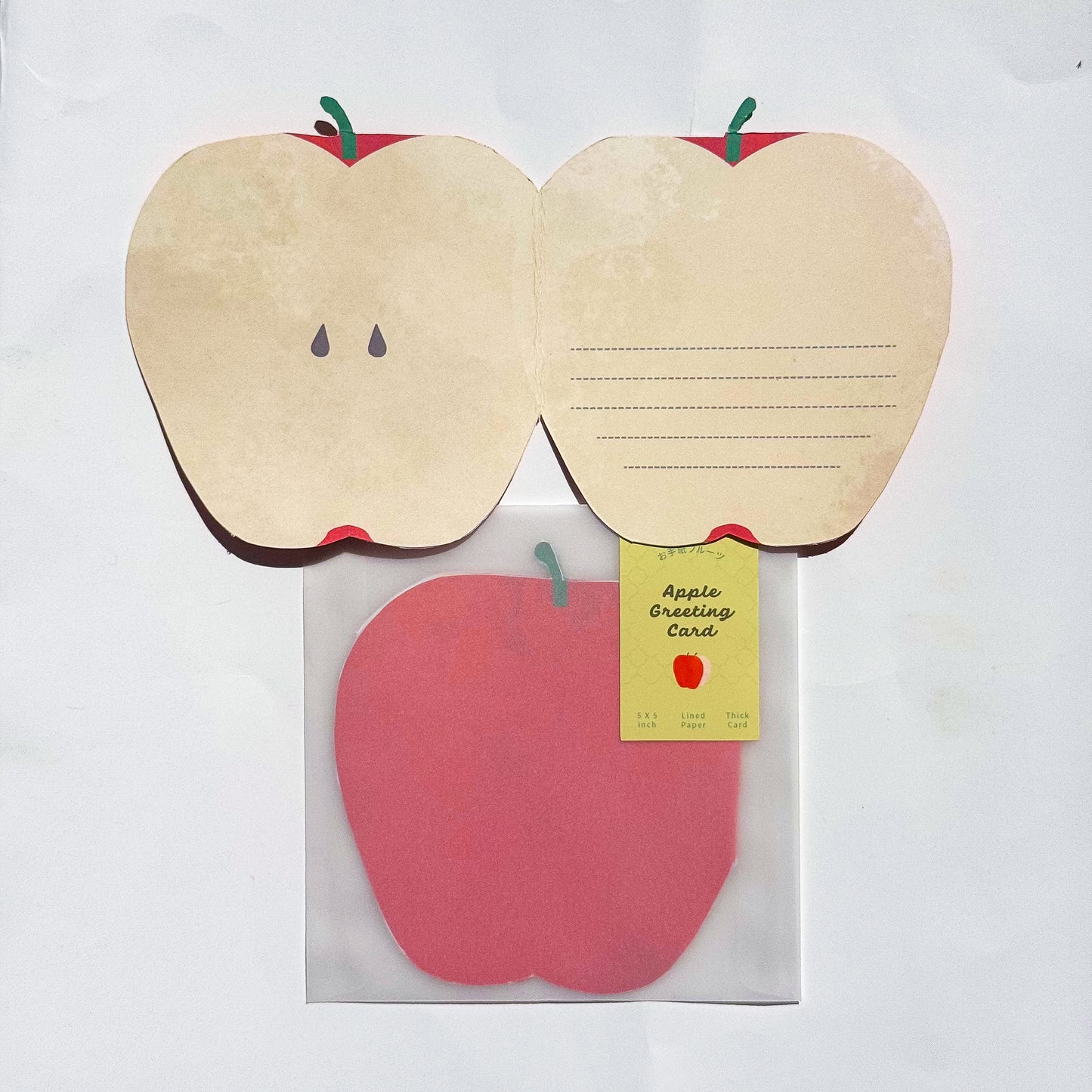Apple greeting card