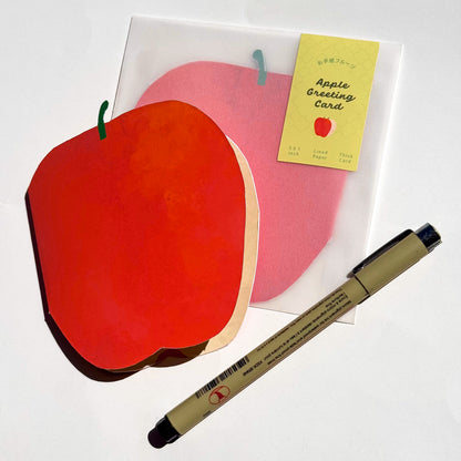 Apple greeting card
