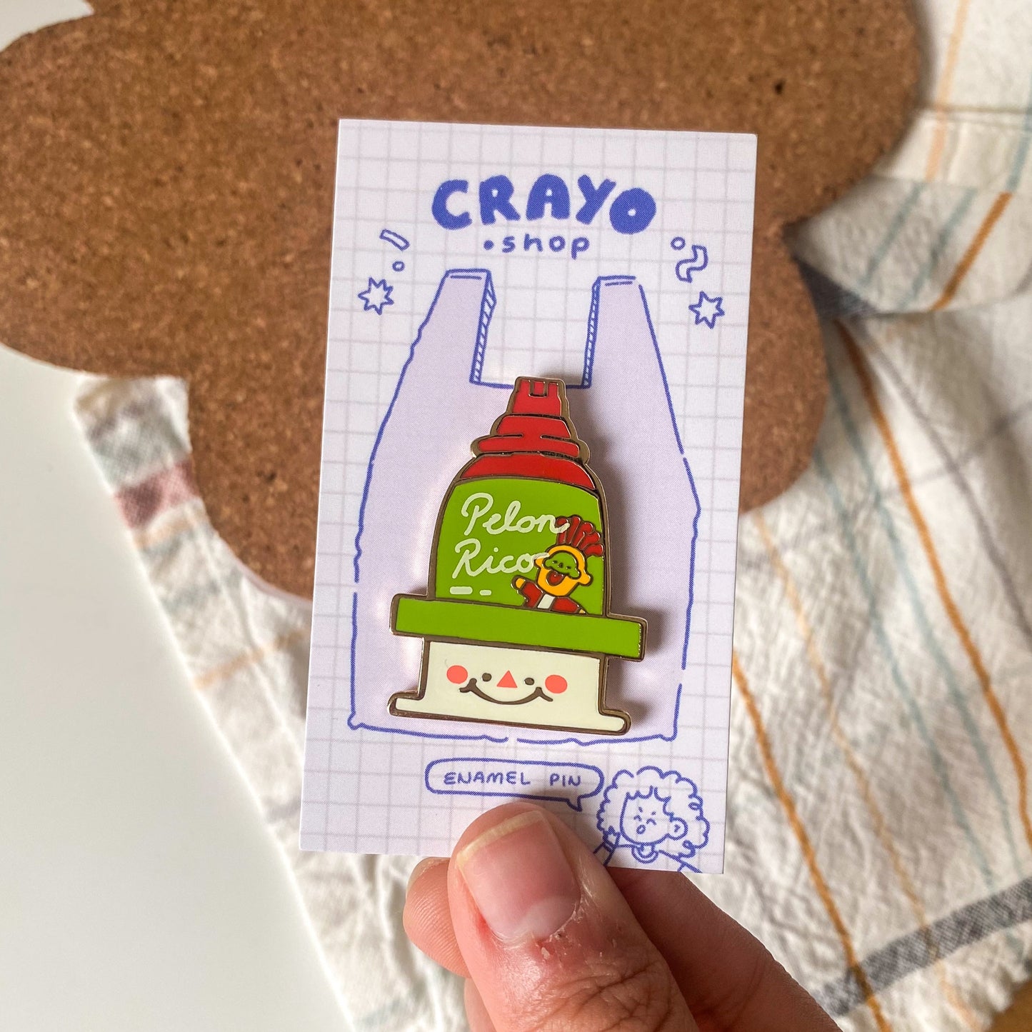 Pelo Rico Mexican Candy Enamel Pin