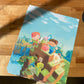 Minecraft chibi poster print