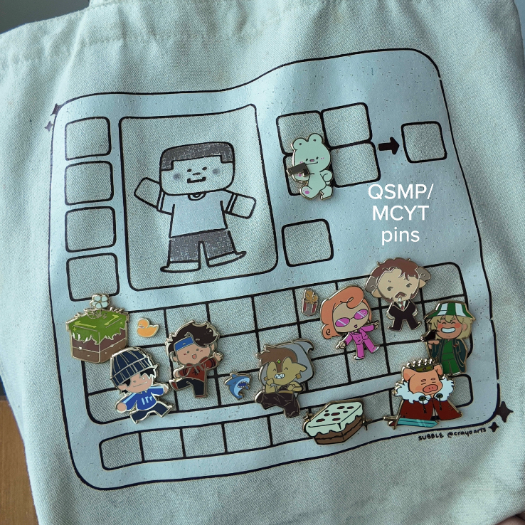 Minecraft inventory Totebag