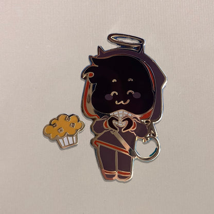 QSMP BBH Chibi Enamel Pin -Muffin Pin