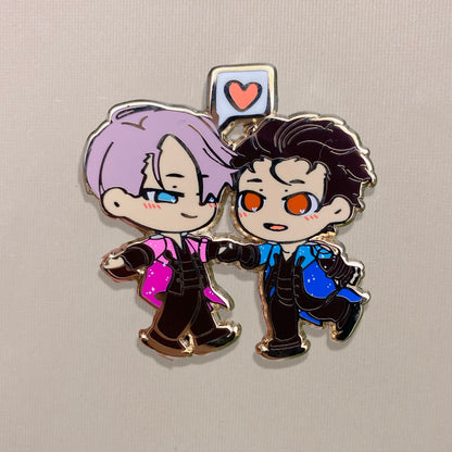 Yuri on Ice Chibi Enamel Pin