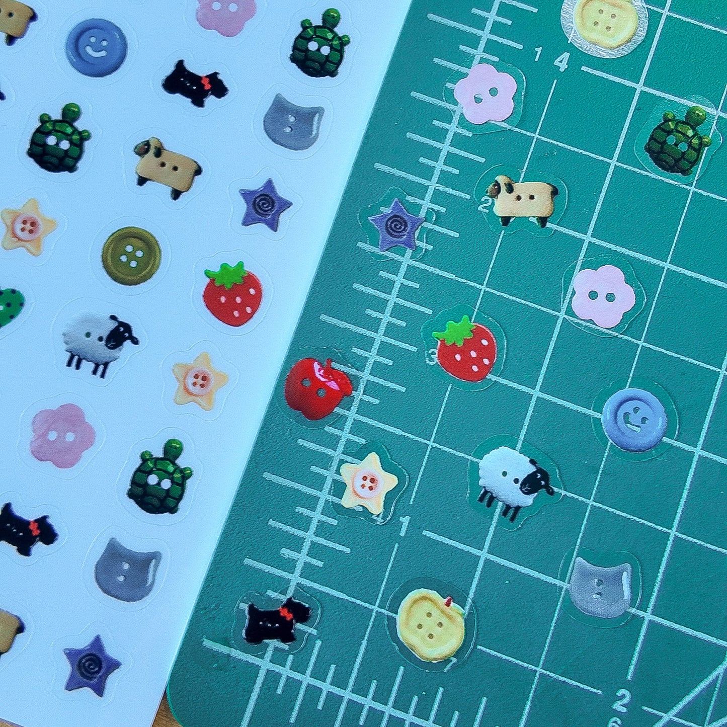 Buttons - Clear Sticker Sheet V2