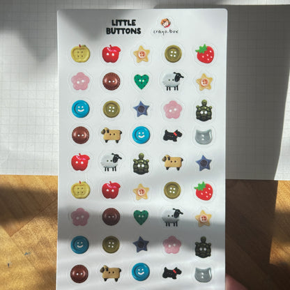 Buttons - Clear Sticker Sheet V2