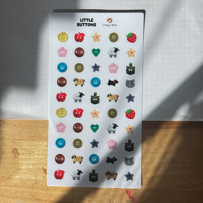 Buttons - Clear Sticker Sheet V2