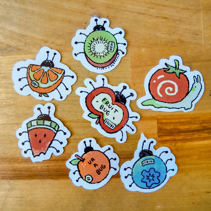 Fruit Bug Stickers