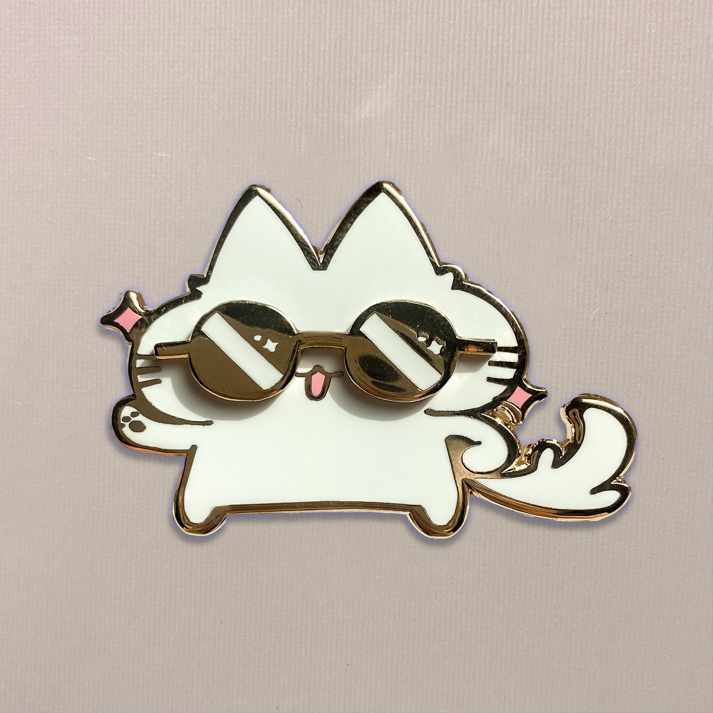 Silly little Gojo Cat- Enamel Pin