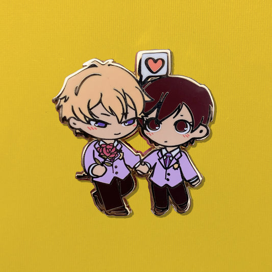 OHSHC Chibi Enamel Pin - Shoujo Series