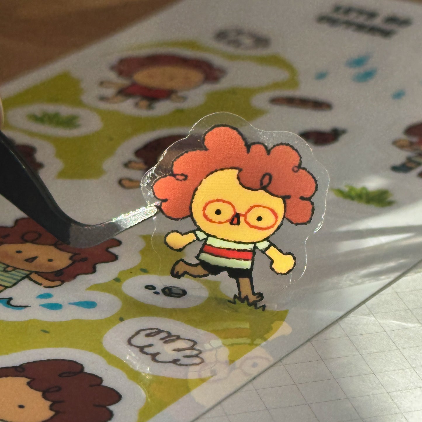 Lets go Outside - Clear Sticker Sheet