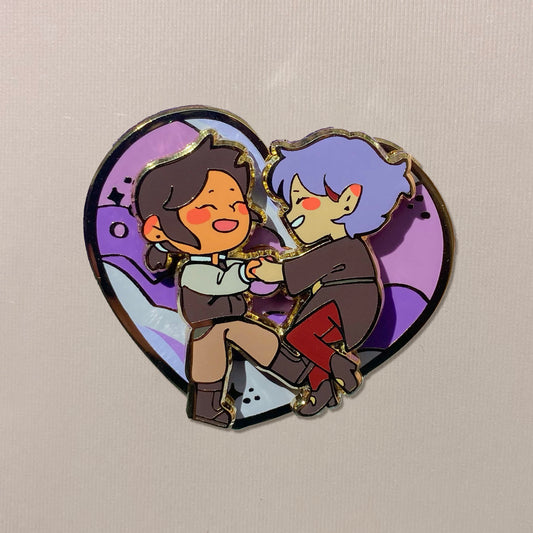 (B- GRADE) Lumity Spin Enamel Pin