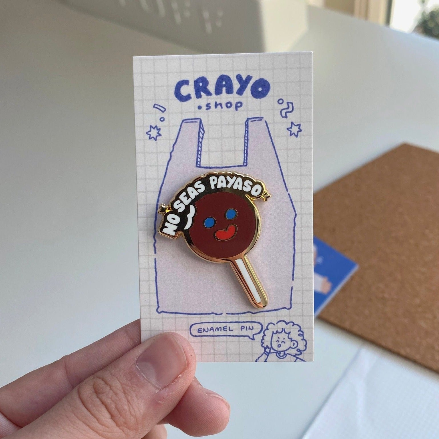 No Seas Payaso! Enamel Pin – CRAYO.SHOP