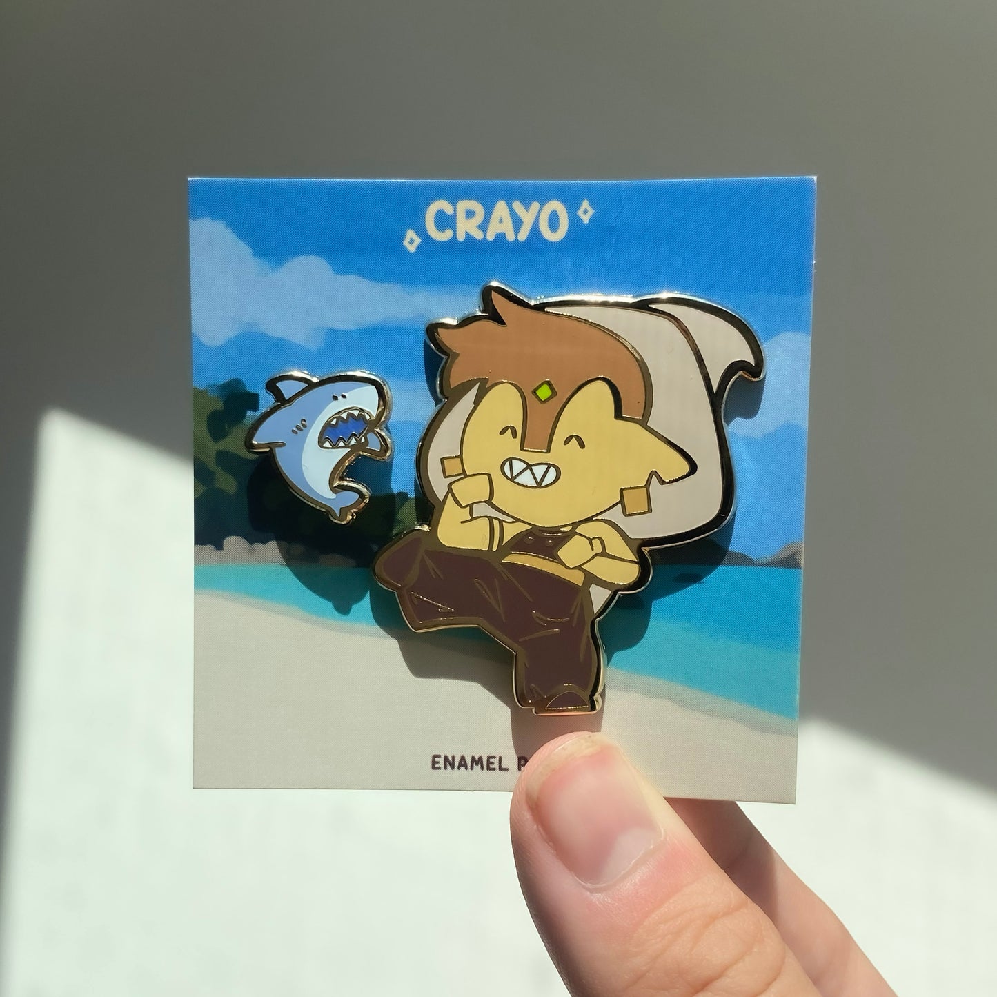 QSMP Foolish Chibi Enamel Pin