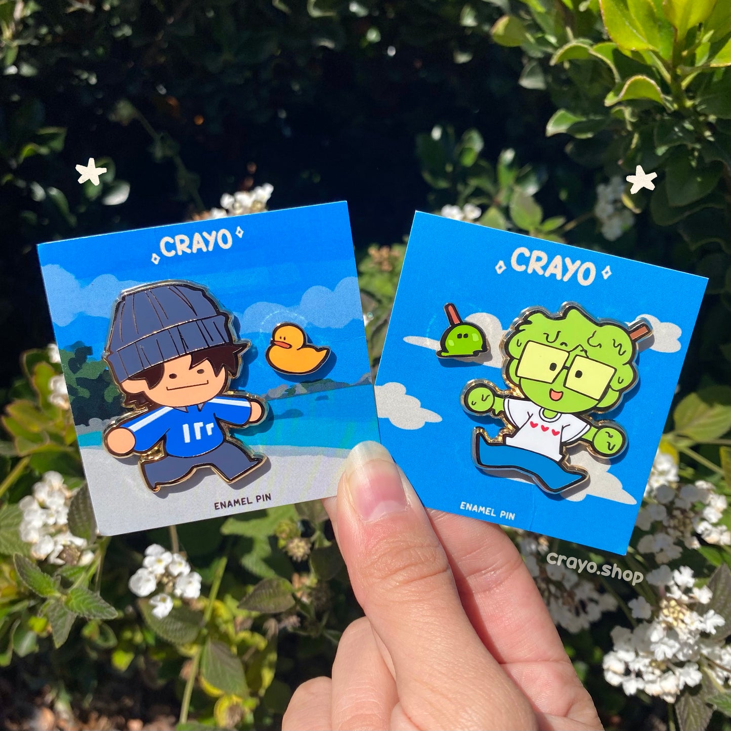 Quackity Chibi Enamel Pin